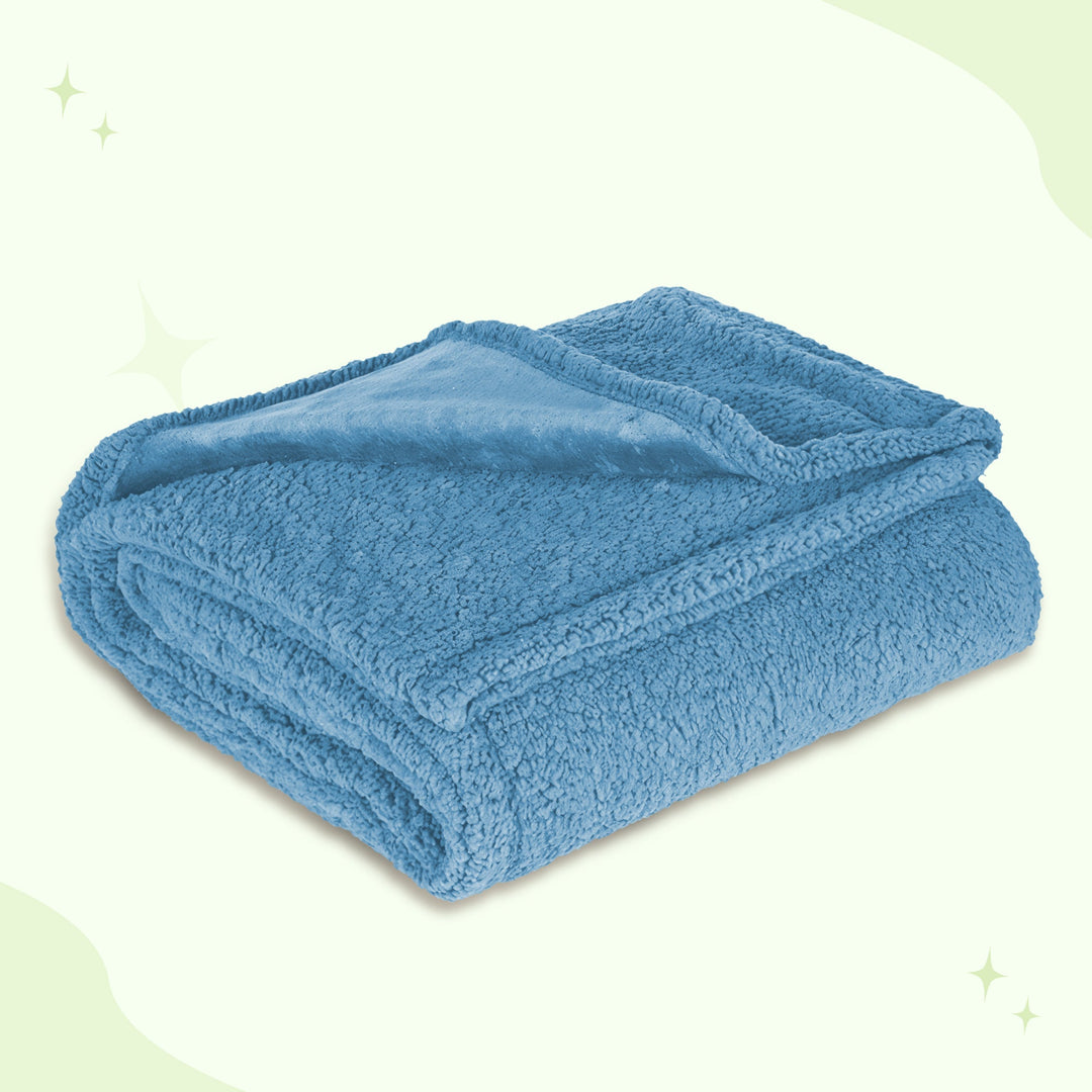 Adult Waterproof Blanket with Cozy Top in Four Sizes | Discreet Waterproof Protection | Waterproof Blankets