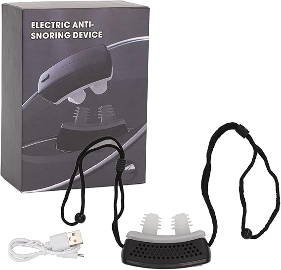 Compact USB Rechargeable Nasal Airflow Device with Quiet Micro Fan | Quiet Compact Airflow for the Night | Sleep Aids