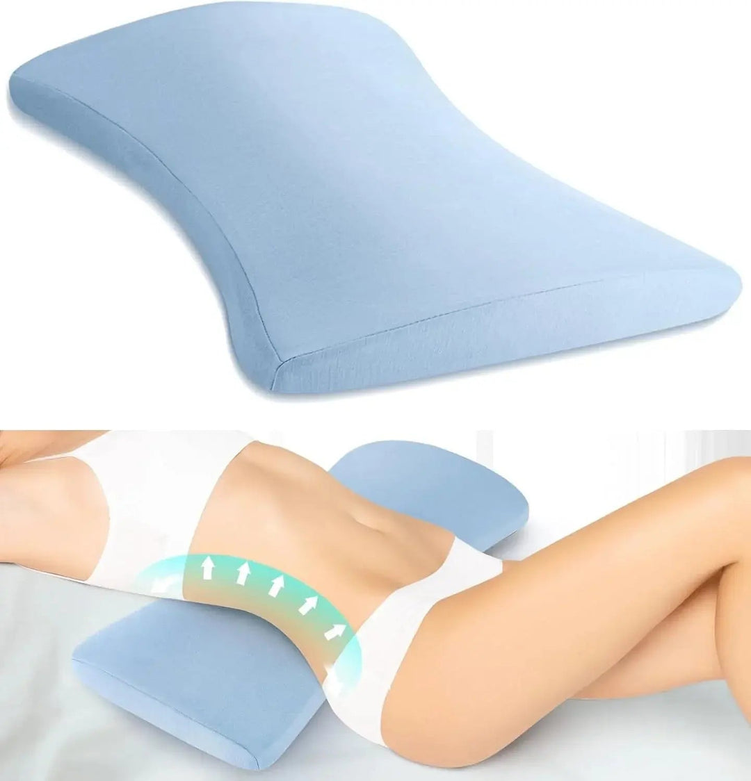 Ergonomic Contoured Lumbar Support Pillow for Daily Comfort | Daily Posture-Friendly Seat Comfort | Lumbar Pillows