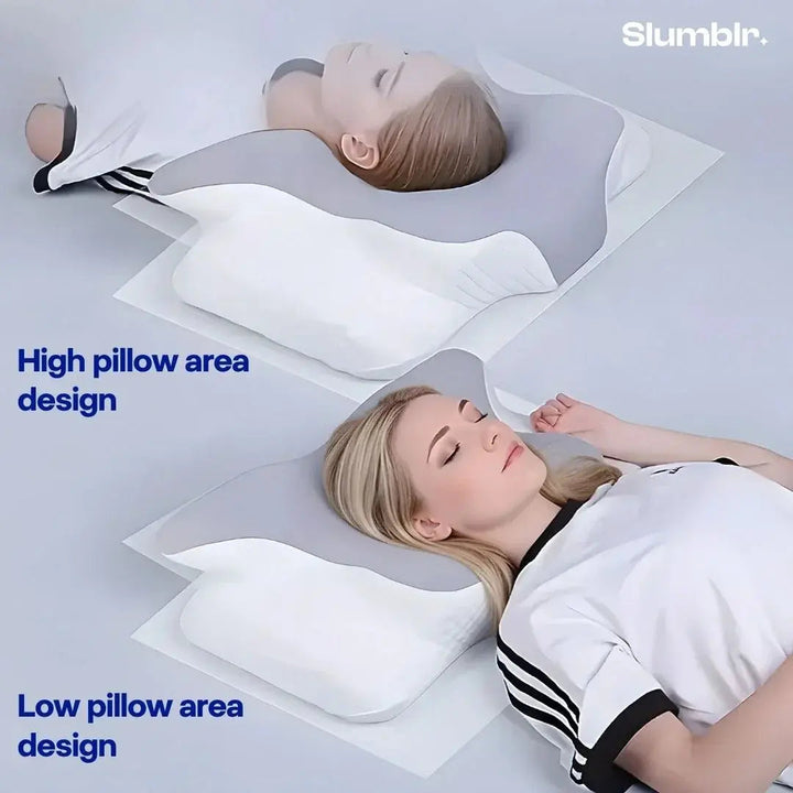 Contour Pillow 2.0 with Enhanced Height and Memory Foam Core | Taller, Balanced Support | Bed Pillows