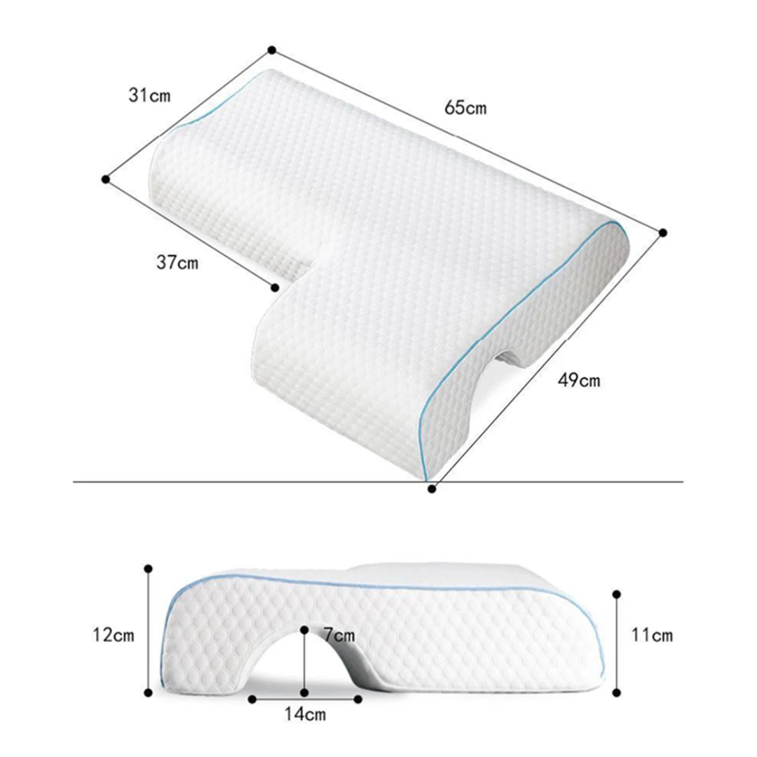 Side Sleeper Shoulder Pillow with Arm Pocket and Cooling Gel Foam | Arm Pocket Keeps Shoulders Comfortable | Bed Pillows