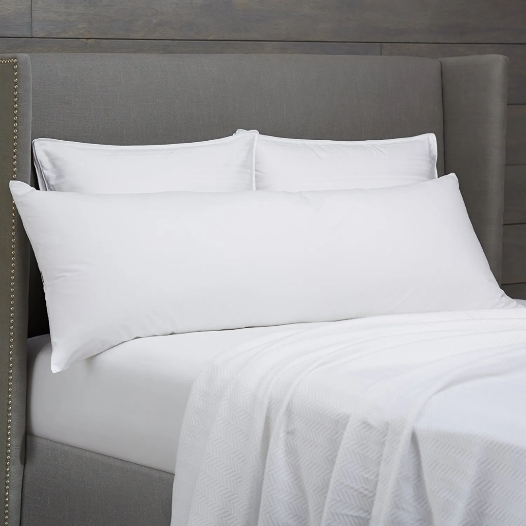 Full Body Support Pillow with Optional Pillowcase in Five Colours | Long-Lasting Full Body Support | Body Pillows