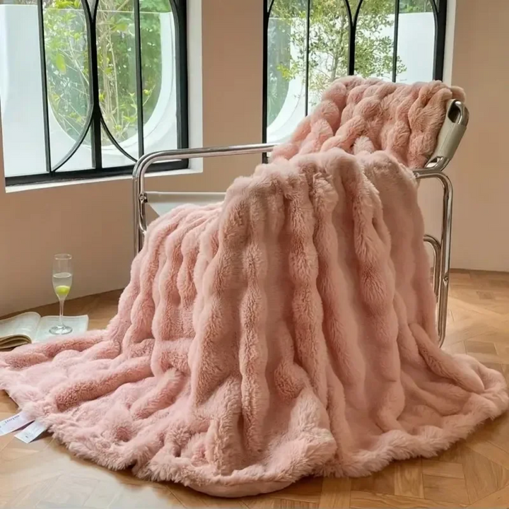 Wearable Sleeved Throw Blanket for Couch and Bed | Hands-Free Warmth with Sleeves | Throw Blankets