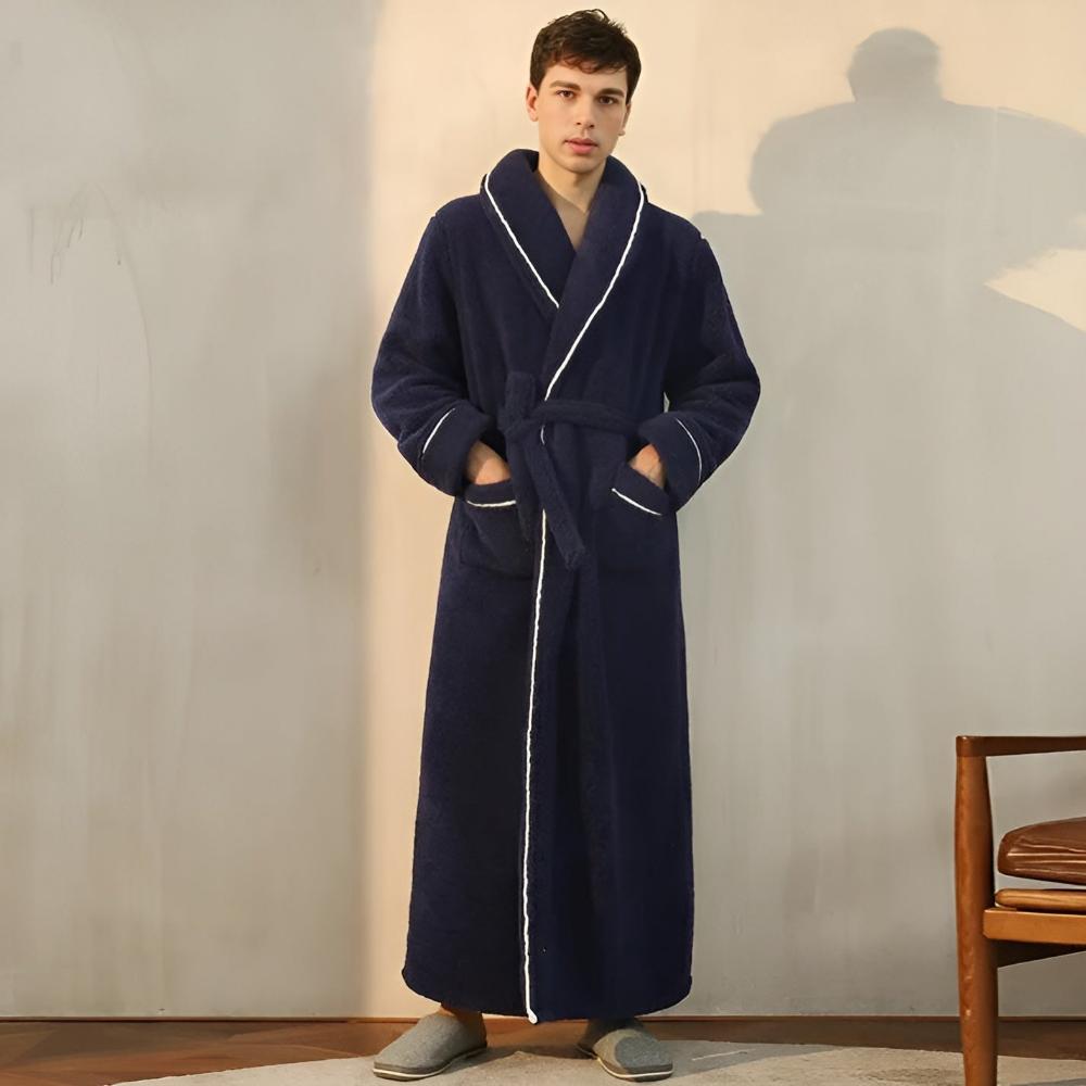 Coral Fleece Flannel Bathrobe for Women and Men with Pockets | Plush Warmth After Every Shower | Robes