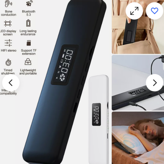 Slim Bluetooth Under Pillow Speaker for Sleep Sounds and Meditation | Private Audio Without Earbuds | Sleep Speakers