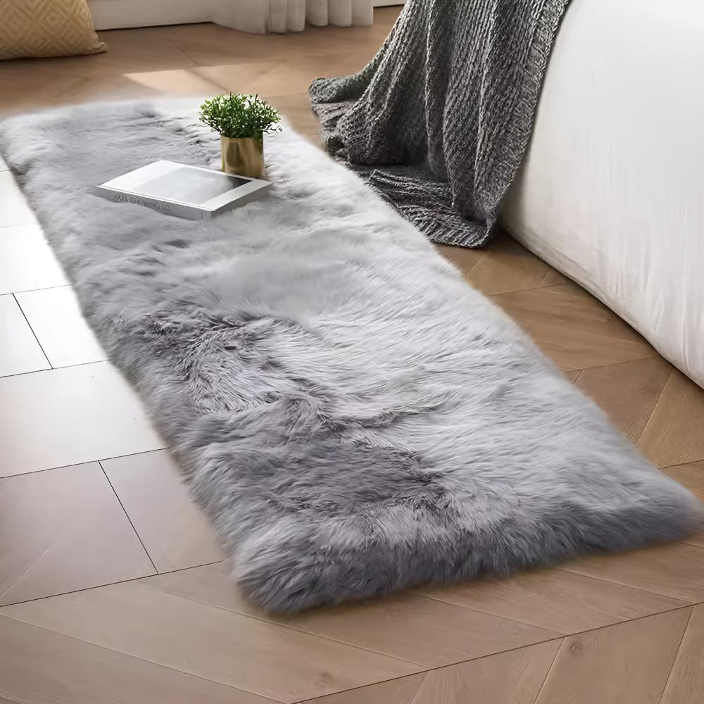 Plush Faux Fur Couch Cover with Anti-Slip Backing | Faux Fur Softness for Couches | Sofa Covers