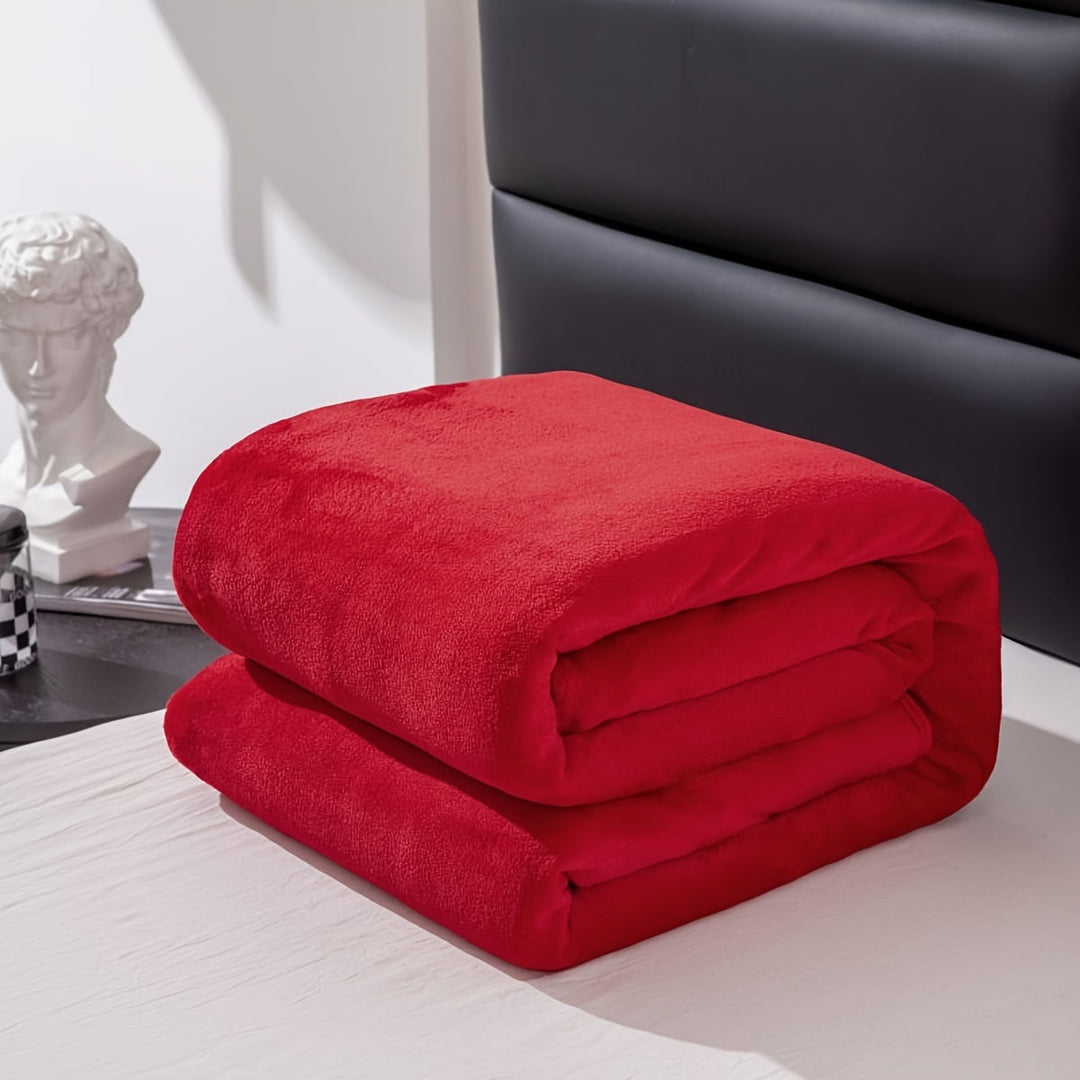 Soft Polyester Flannel Blanket for Couch, Bed and Camping in Six Sizes | Soft Flannel for All Seasons | Throw Blankets