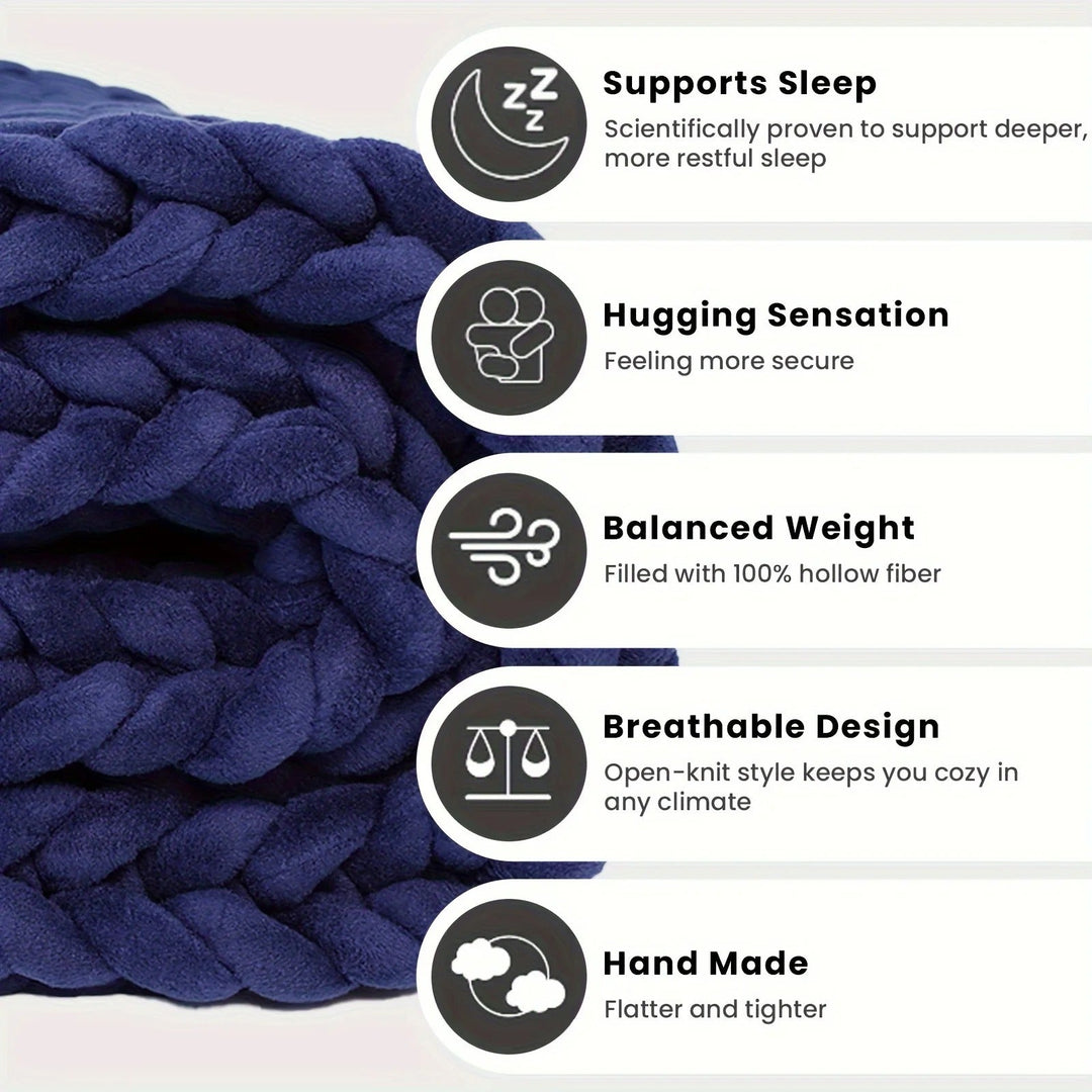 Evenly Weighted Heavy Blanket for Calm and Cosy Evenings | A Deep-Pressure Hug for Quiet Nights | Weighted Blankets