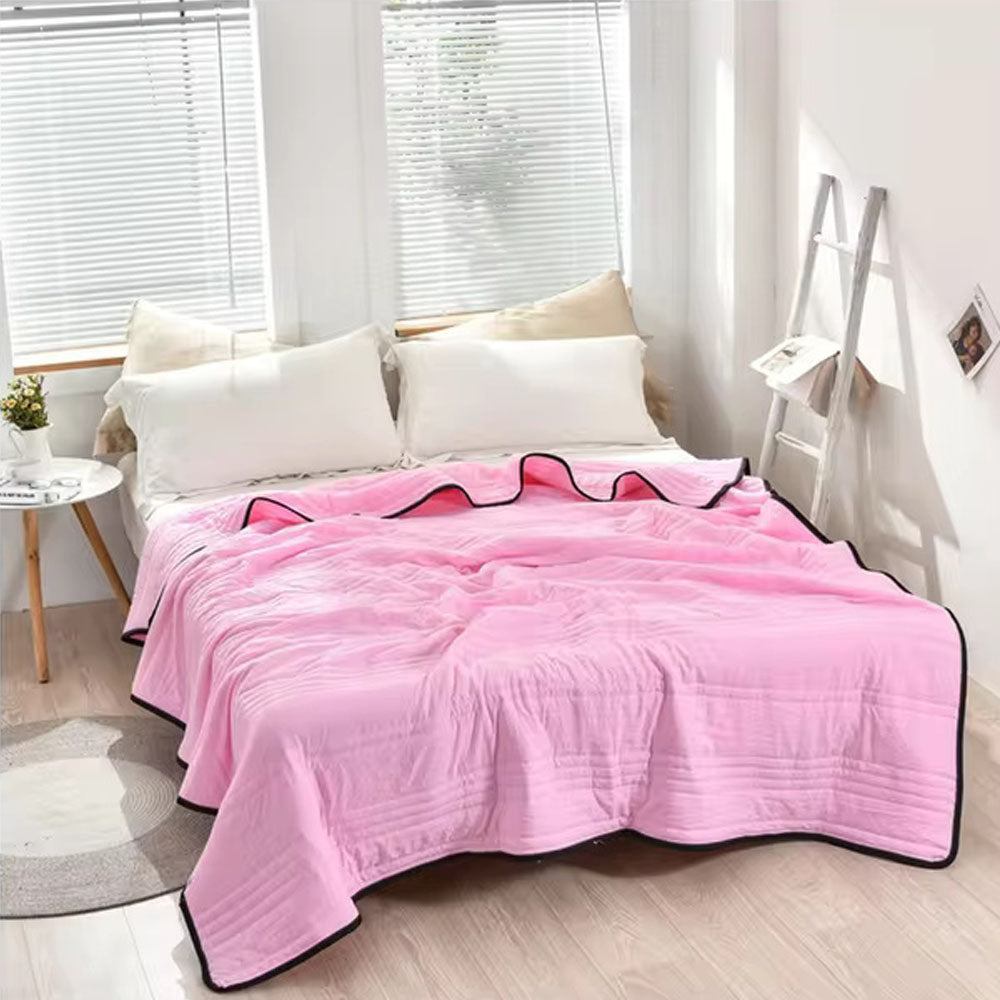 Ice Cooling Blanket for Hot Sleepers, Lightweight and Machine Washable | Cool-Touch Cover for Warm Sleepers | Throw Blankets