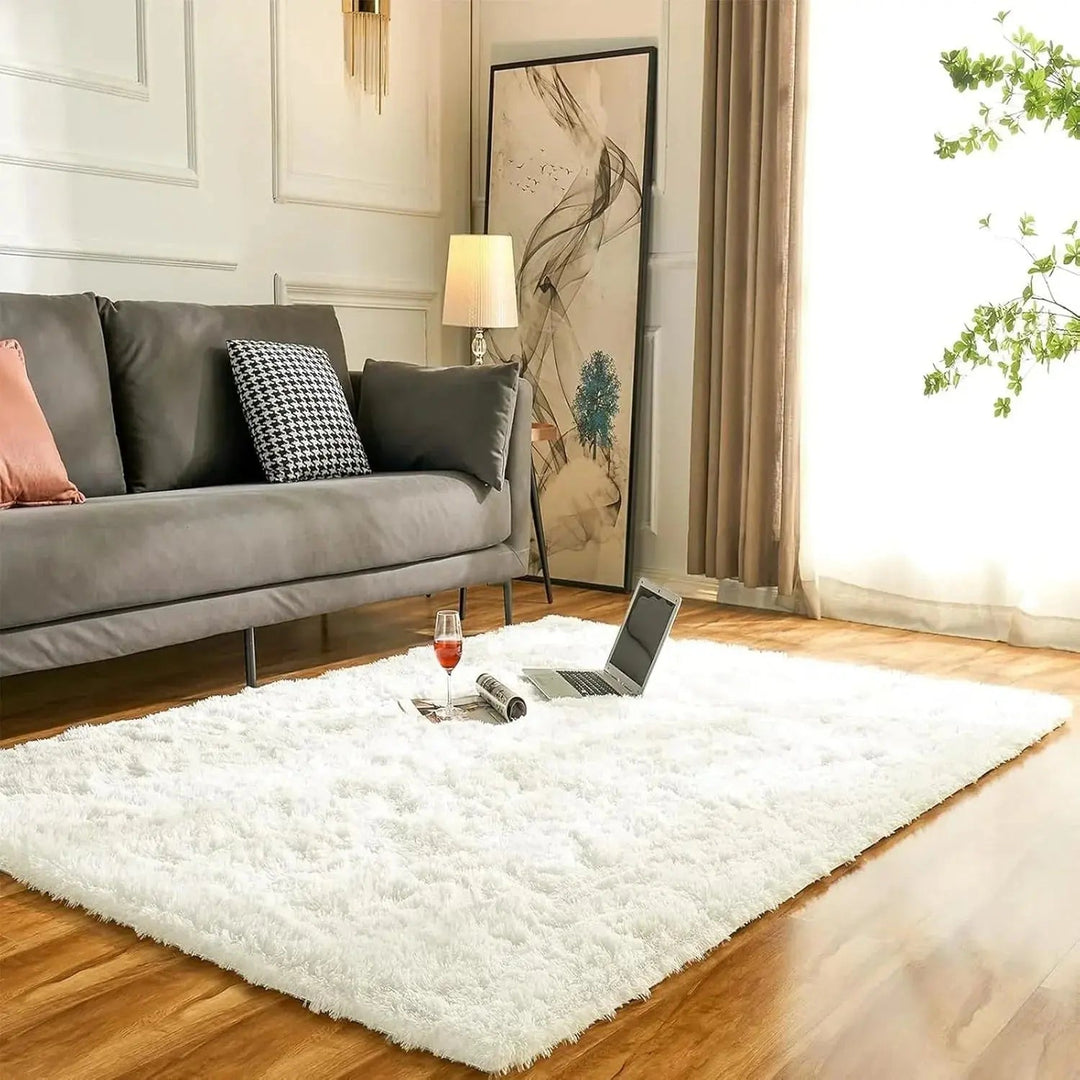 Soft Velvet Tie Dye Rug with Anti-Slip Backing | Plush Colour Underfoot | Rugs