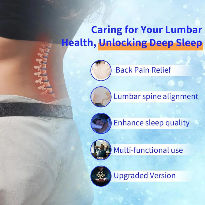 Ergonomic Contoured Lumbar Support Pillow for Daily Comfort | Daily Posture-Friendly Seat Comfort | Lumbar Pillows