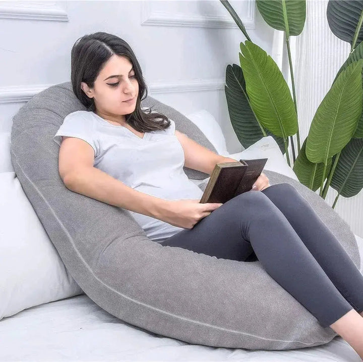 C-Shaped Full Body Support Pillow with Soft Contour | Cosy Full Body Support | Body Pillows