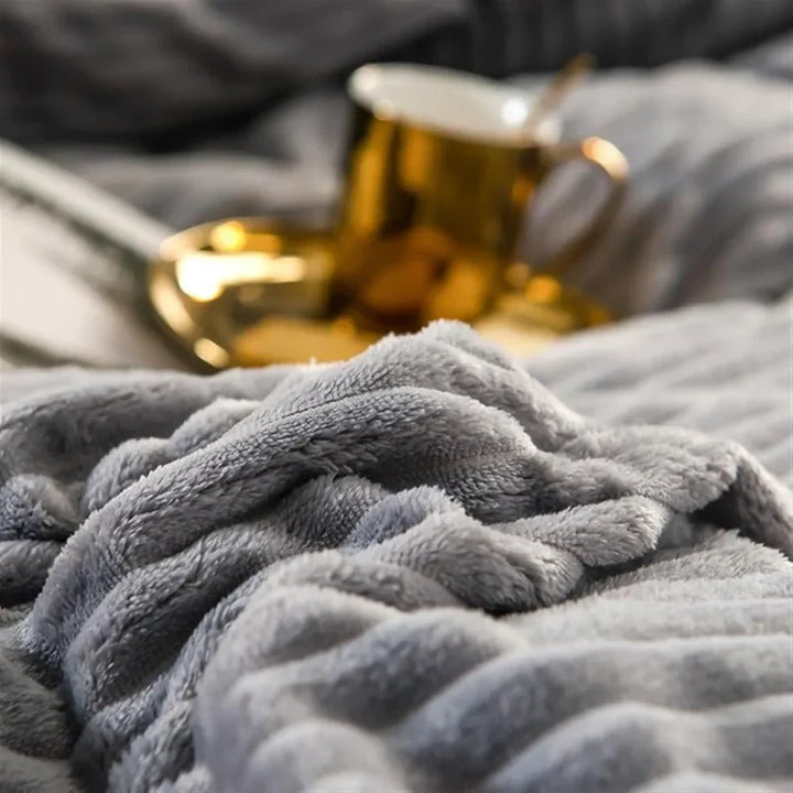 Soft Fleece Duvet Cover Set with Pillowcases in Six Colours and Sizes | Plush Fleece Bedding for Winter | Bedding Sets