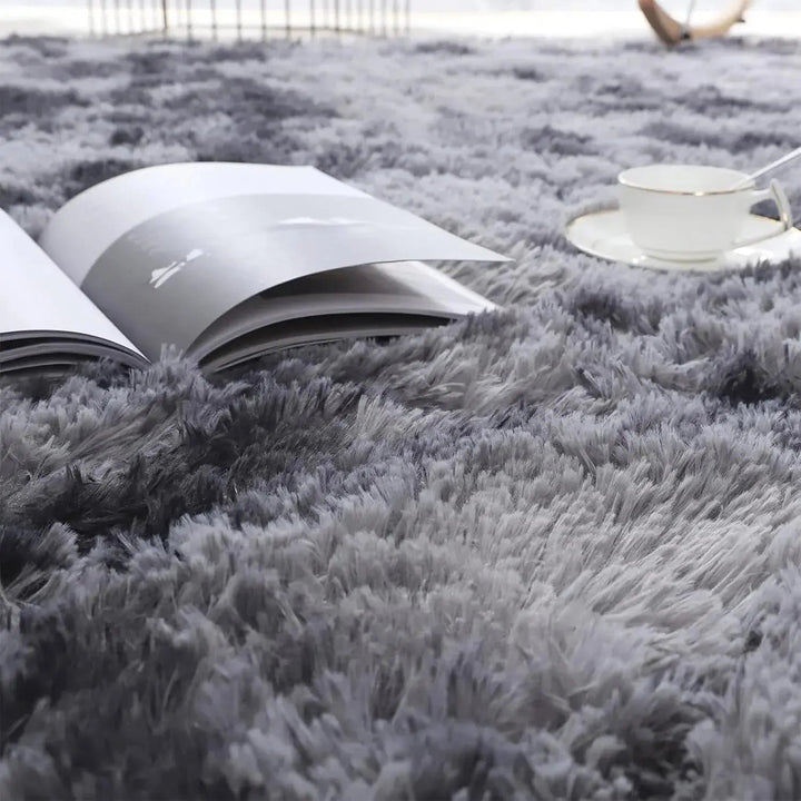 Soft Velvet Tie Dye Rug with Anti-Slip Backing | Plush Colour Underfoot | Rugs