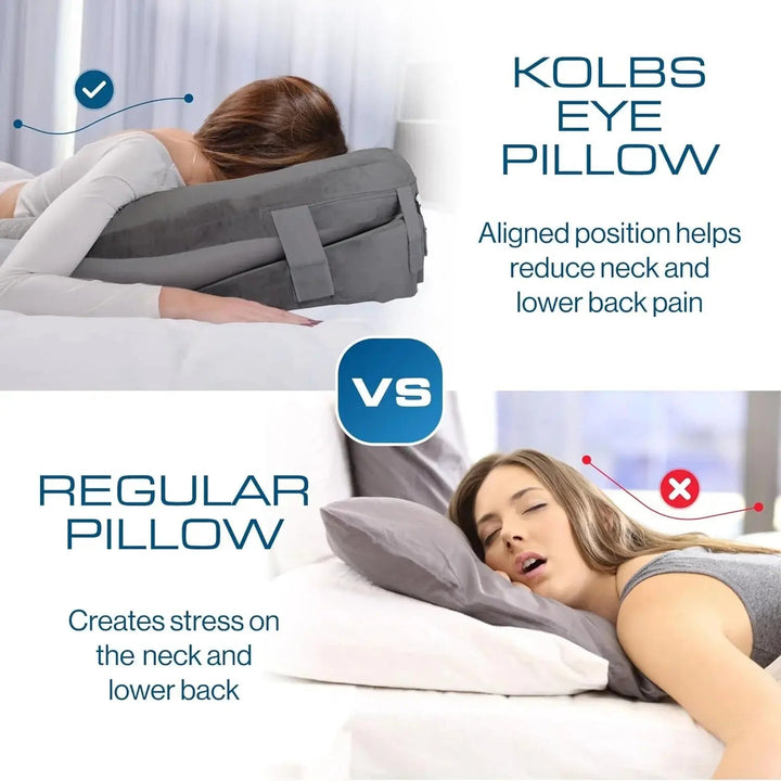 Dual Sided Memory Foam Face-Down Comfort Pillow | Comfortable Face-Down Resting | Specialty Pillows