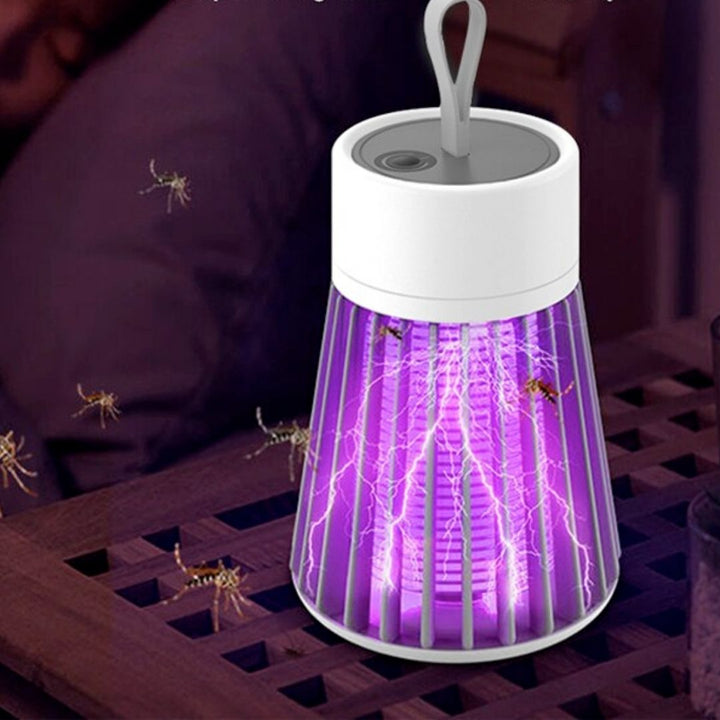 USB Rechargeable 365nm UV Mosquito Zapper Lamp for Indoor and Outdoor Use | Chemical-Free Zapper for Any Space | Insect Traps