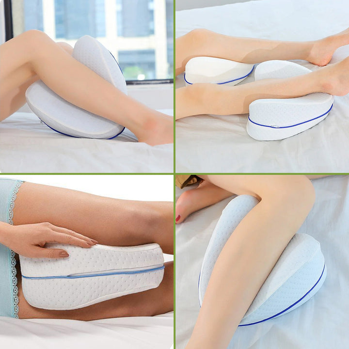 Memory Foam Leg and Knee Support Pillow for Side Sleepers | Hip and Knee Alignment | Wedge Pillows