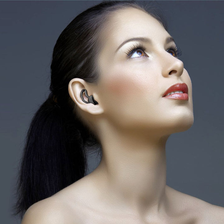 Reusable Silicone Sleep Earplugs with 25dB Noise Reduction and Case | Soft Silicone Plugs for Quieter Sleep | Earplugs