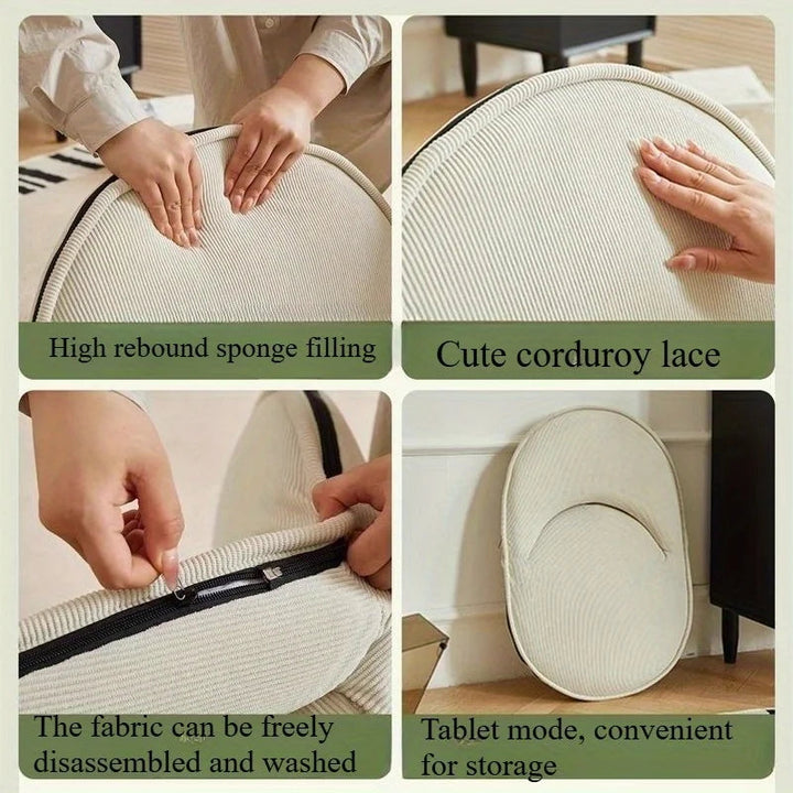 Legless Adjustable-Back Floor Chair That Folds Flat in Four Colours | Floor Chair With Real Back Support | Floor Chairs