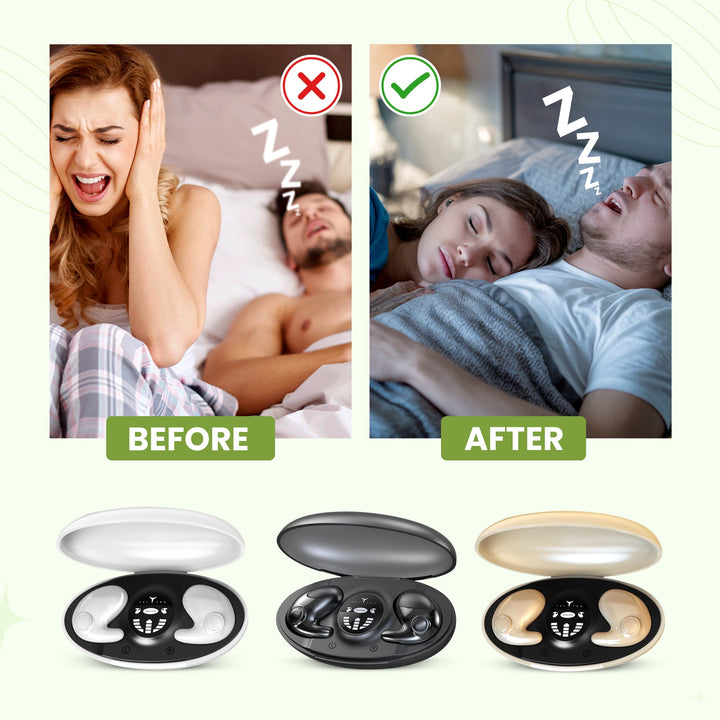 Invisible Sleep Earbuds with Low-Profile Design for Side Sleepers | Tiny Earbuds for Side Sleeping | Sleep Earbuds