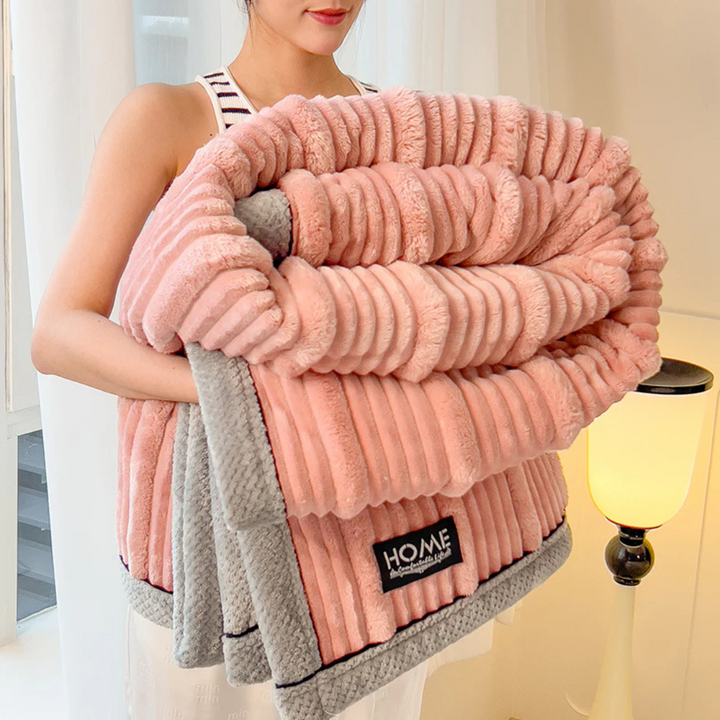 Warm Plush Fleece Blanket for Bed, Couch and Outdoors | Light Fleece Warmth for All Seasons | Fleece Blankets