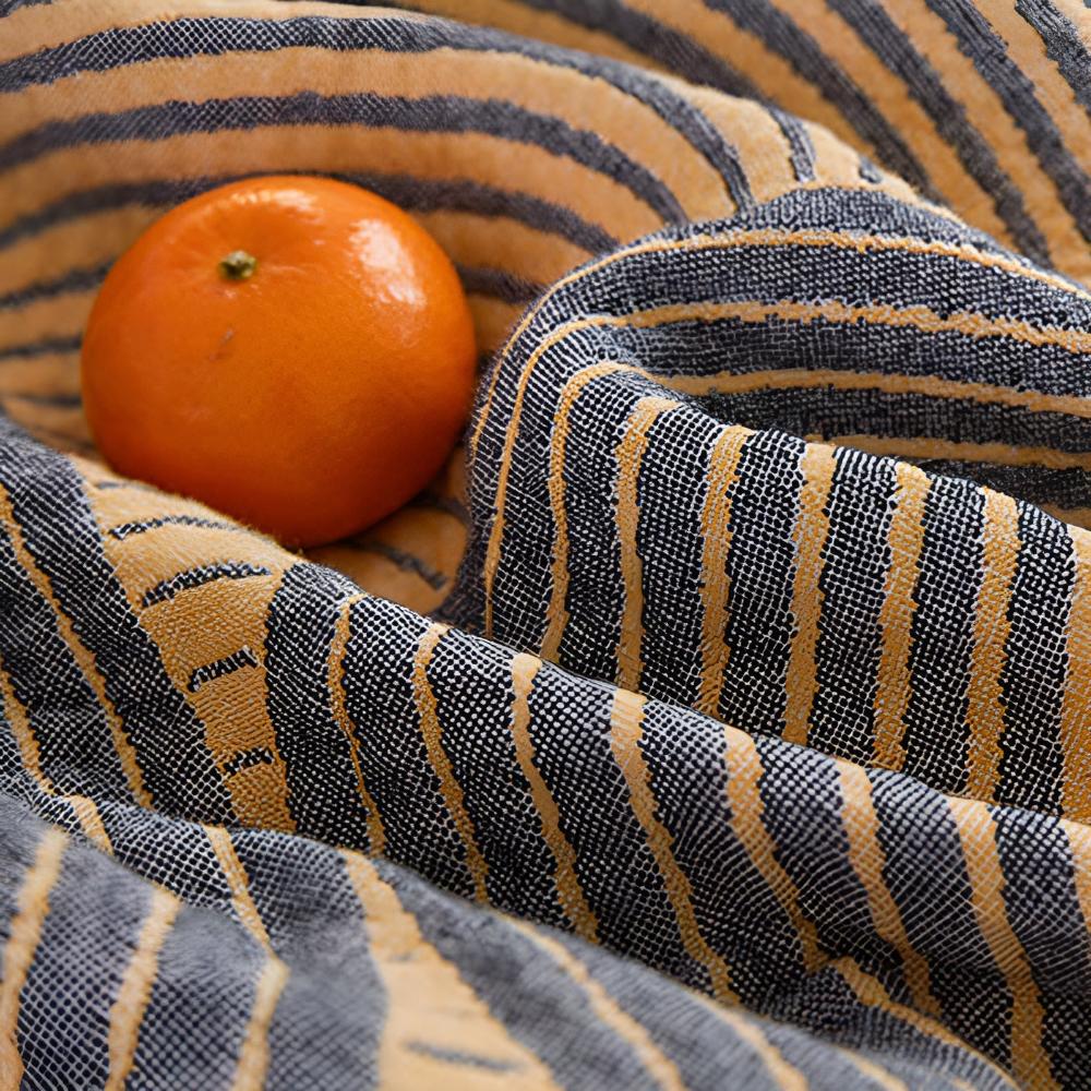 Reversible 4-Layer Cotton Muslin Blanket in Three Sizes | Four Layers of Soft Muslin | Throw Blankets