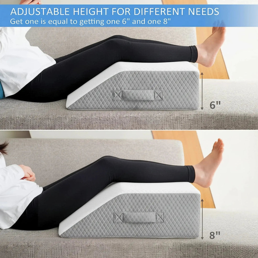 Memory Foam Elevation Wedge Pillow for Sleeping and Resting | Raise and Relax | Wedge Pillows