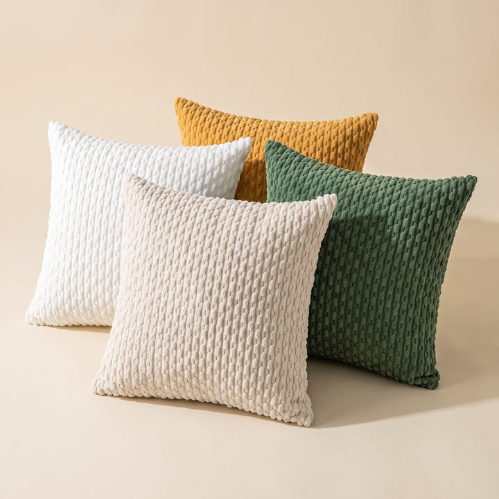 Richly Textured Cushion Cover That Slips Over Your Existing Insert | Instant Sofa Refresh, Same Cushions | Cushion Covers