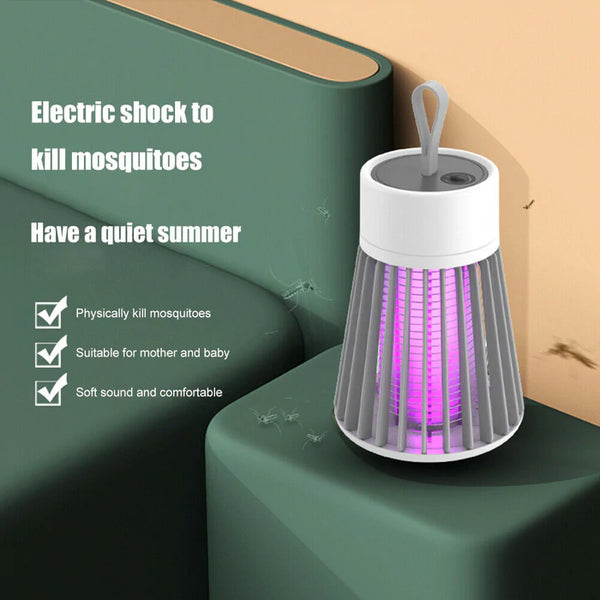 Quiet Electric Mosquito Lamp for Indoor Use with Portable Hanging Design | Quiet Lamp That Traps Mosquitoes | Insect Traps