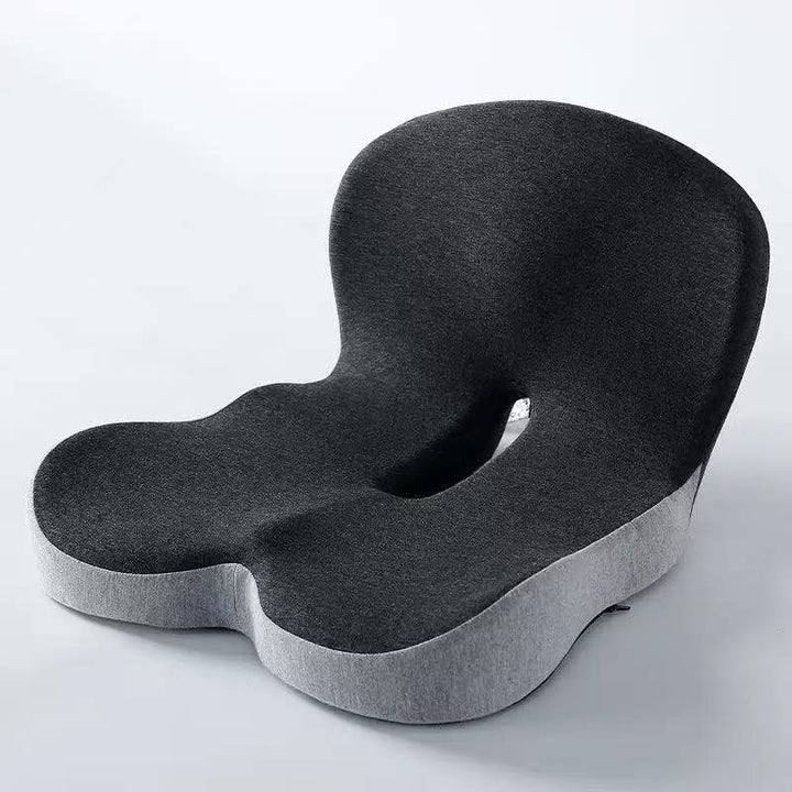 Contoured Memory Foam Seat Cushion Duo for Office and Car | Two Cushions, Two Seats | Seat Cushions