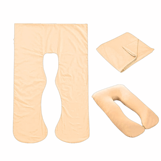 Soft Breathable Cotton Full Body Pillowcase to Fit 150 x 80 cm Body Pillows | Soft Cotton Cover for Body Pillows | Pillowcases