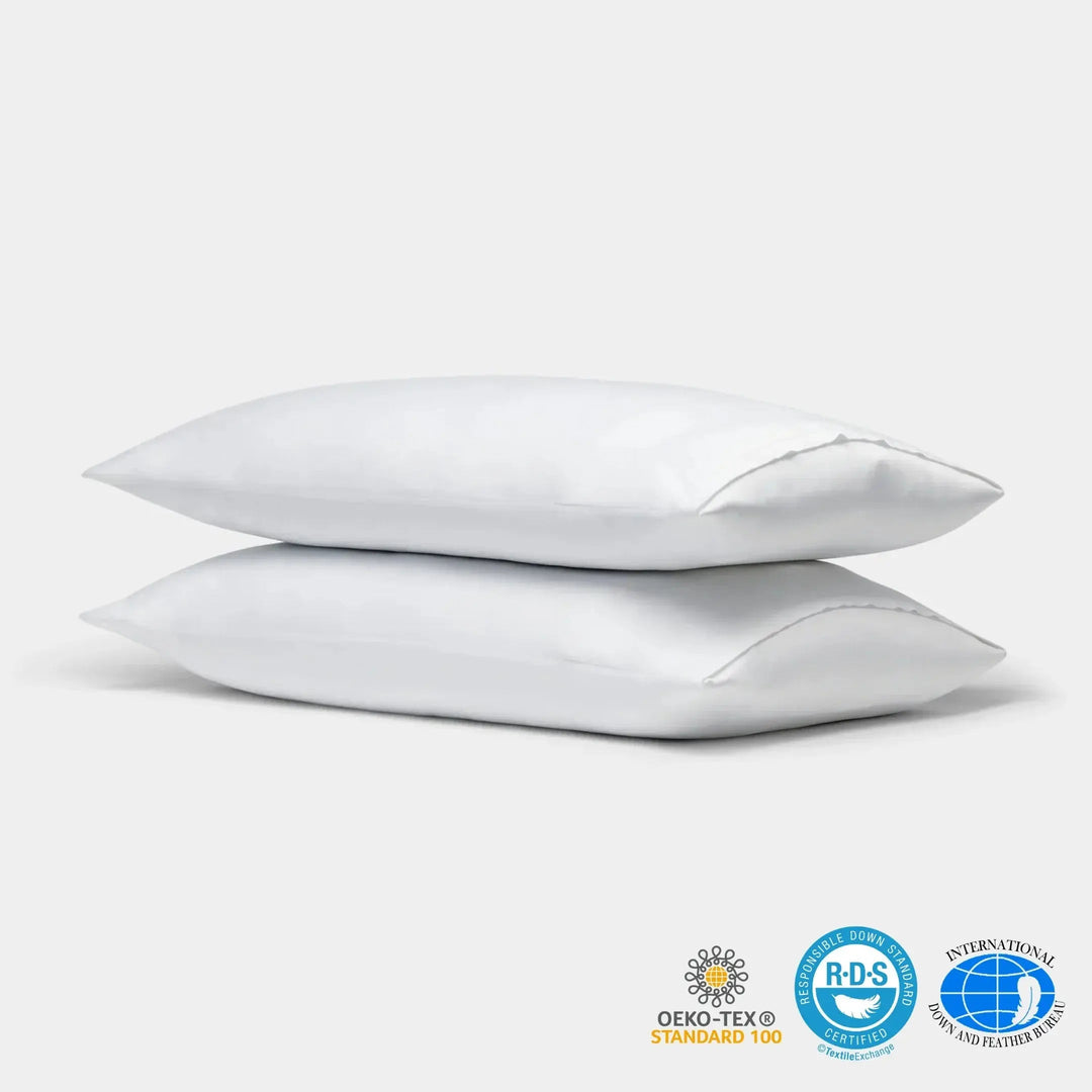 Bamboo Rayon Cooling Pillowcase with Envelope Closure, Queen Size, Twill Weave | Cool, Silky Pillow Cover | Pillowcases