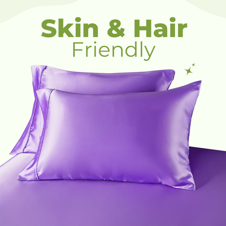 Luxury Satin Sheet Set with Deep Pockets in Four Sizes | Silky Satin Bedding With Deep Fit | Bedding Sets