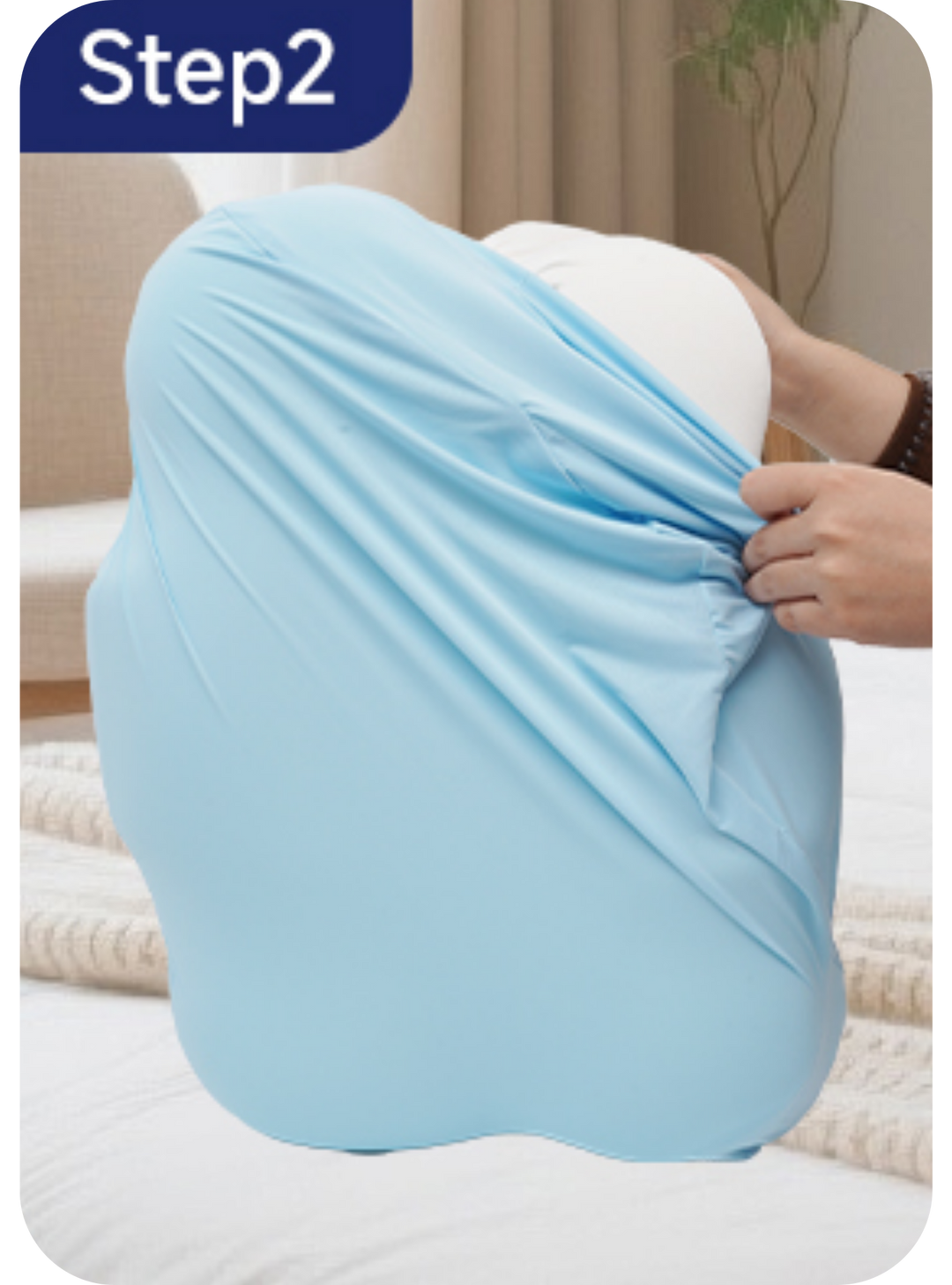 Adjustable Cloud Memory Foam Pillow with Dual Height Layers | Two Heights in One Soft Cloud | Bed Pillows