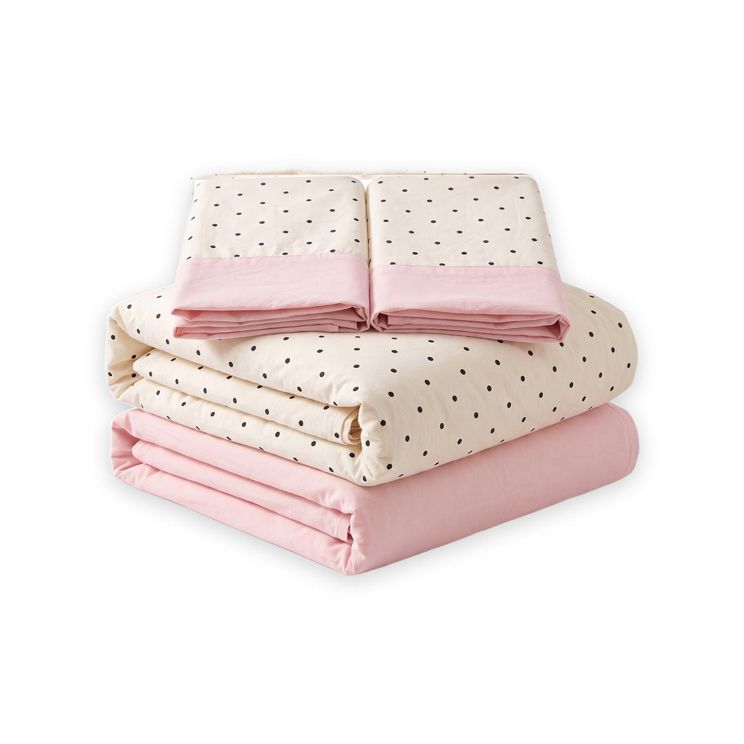 Soft Cloud Washed Cotton Bedding Set with Duvet Cover, Sheet and Pillowcases | Pre-Washed Softness from Night One | Bedding Sets