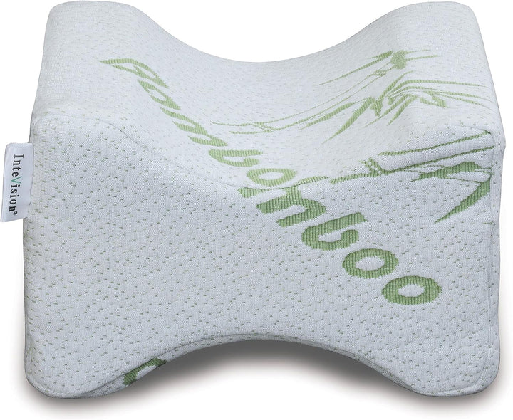 Contoured High-Density Memory Foam Knee Pillow for Side Sleeping | Align Spine, Hips and Knees | Knee Pillows