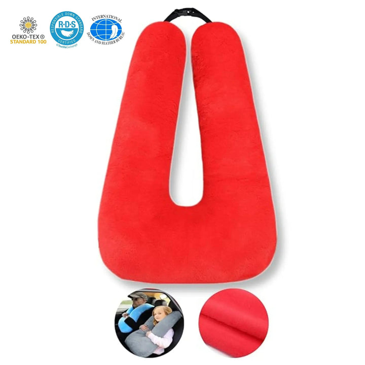 Memory Foam Compact Travel Pillow for Car and Road Trips | Road Trip Neck Comfort | Travel Pillows