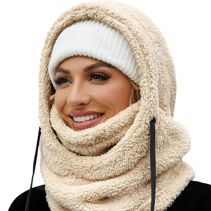 Windproof Fleece Balaclava Ski Mask with Adjustable Drawstrings | Fleece Face Mask and Neck Warmer | Balaclavas
