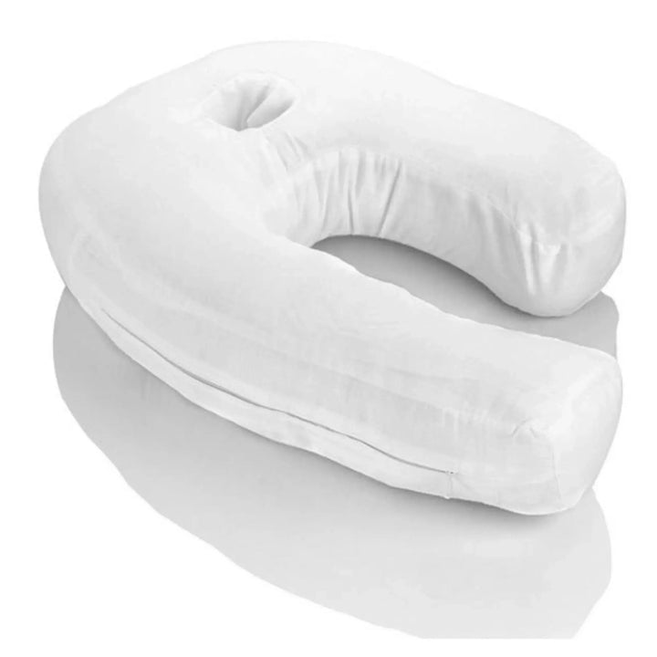 U-Shape Memory Foam Ear Pillow with Ear Hole for Side Sleepers | Take the Pressure Off Your Ear | Bed Pillows