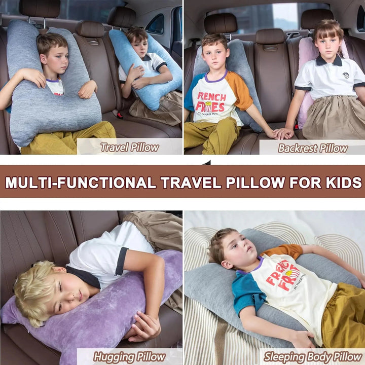 Memory Foam Compact Travel Pillow for Car and Road Trips | Road Trip Neck Comfort | Travel Pillows