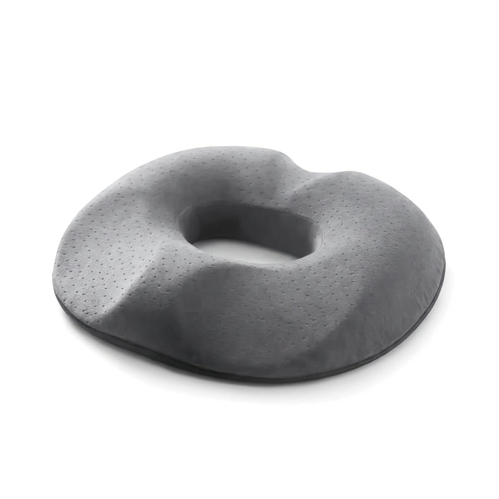 Memory Foam Donut Chair Cushion with Removable Cover | Open-Centre Seat Comfort | Seat Cushions