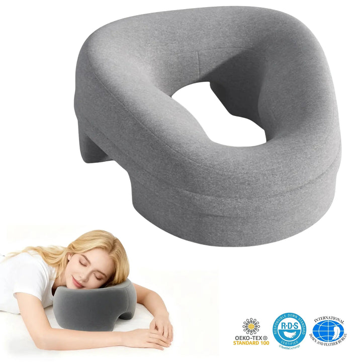 Memory Foam Face Down Pillow for Stomach Sleepers and Beach Days | Comfortable Face-Down Rest | Specialty Pillows