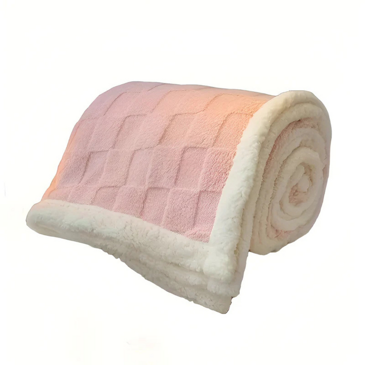 Luxury Double-Sided Fleece and Sherpa Blanket in Six Colours | Fleece and Sherpa Winter Warmth | Fleece Blankets