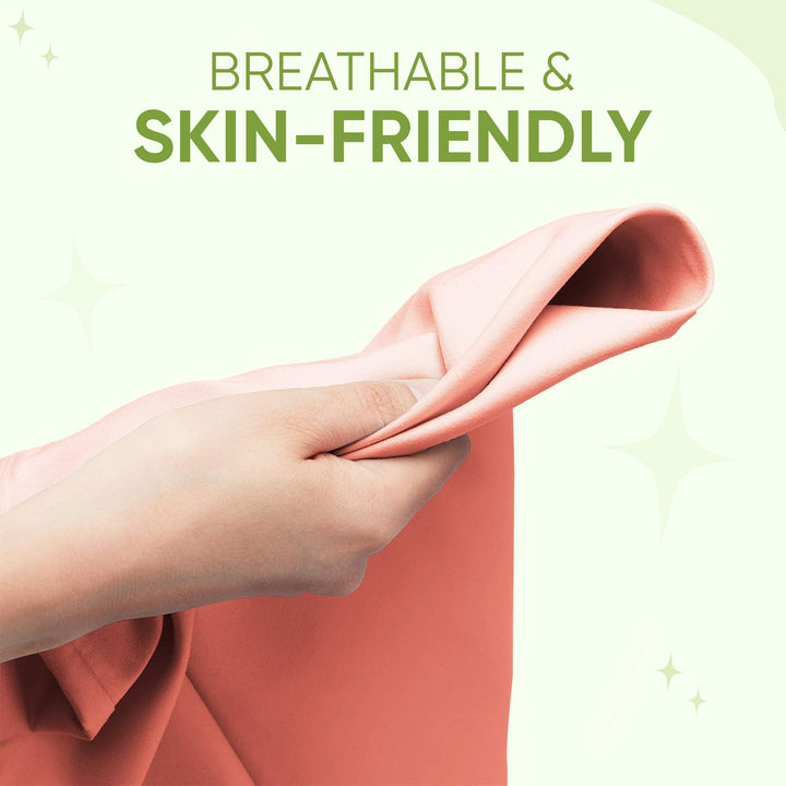 Ice Cooling Pillowcase, 48 x 74 cm, Skin-Friendly and Machine Washable | Cool Surface for Your Head | Pillowcases
