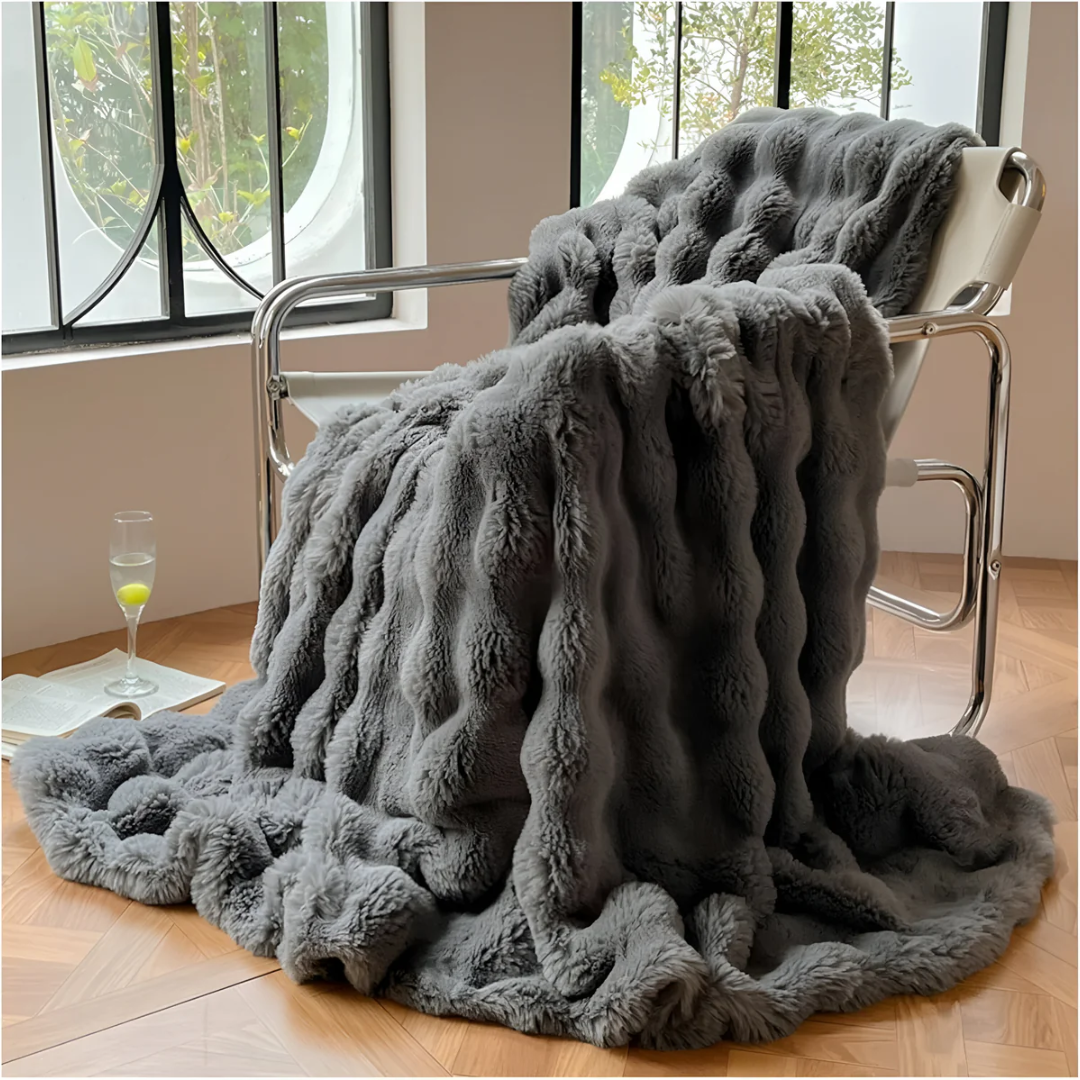 Luxury Soft Fleece Blanket for Home Travel and Car | Compact Fleece Warmth on the Go | Fleece Blankets