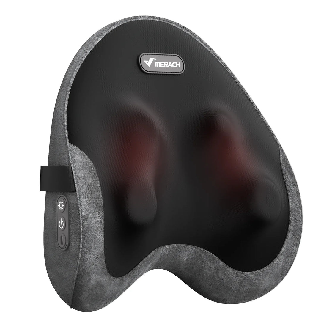 Shiatsu Lumbar Massage Pillow with Heat and Washable Cover | Warming Kneading for Your Lower Back | Massage Pillows