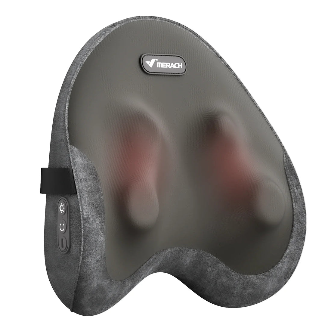 Shiatsu Lumbar Massage Pillow with Heat and Washable Cover | Warming Kneading for Your Lower Back | Massage Pillows