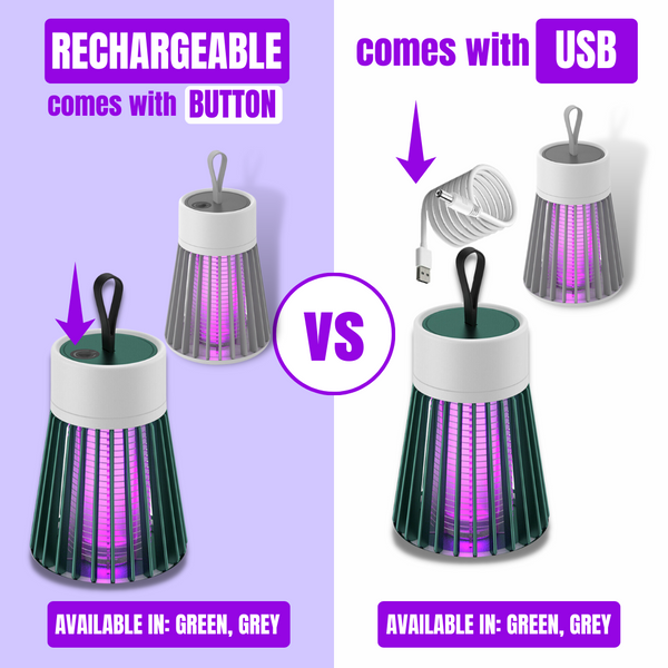 Quiet Electric Mosquito Lamp for Indoor Use with Portable Hanging Design | Quiet Lamp That Traps Mosquitoes | Insect Traps
