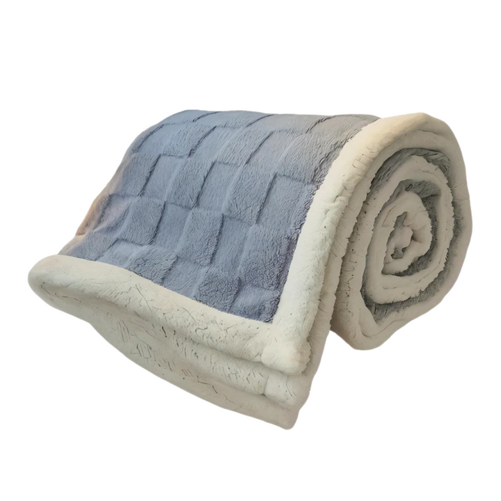 Luxury Double-Sided Fleece and Sherpa Blanket in Six Colours | Fleece and Sherpa Winter Warmth | Fleece Blankets