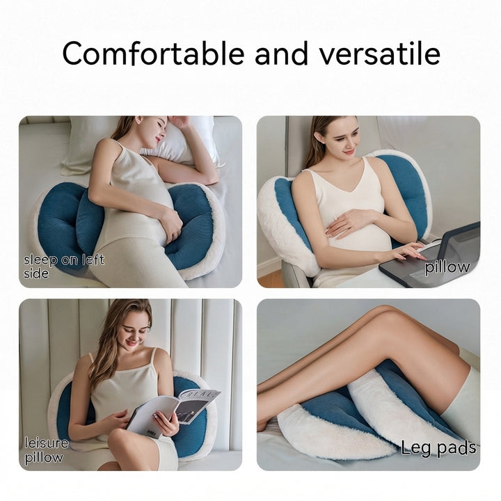 Adjustable Memory Foam Pregnancy Pillow with Cooling Washable Cover